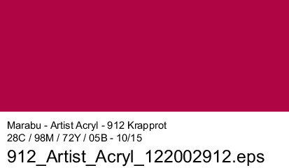 Artist Acryl 120 ml Tube Marabu Krapprot