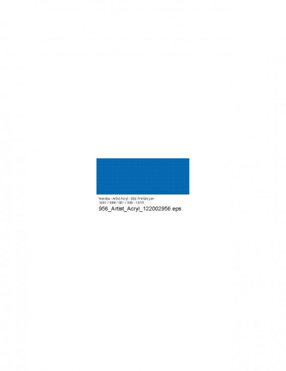 Artist Acryl 120 ml Tube Marabu Primärcyan