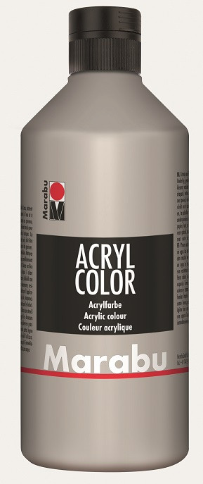 Acryl Color 500 ml Mixed Media-Silber