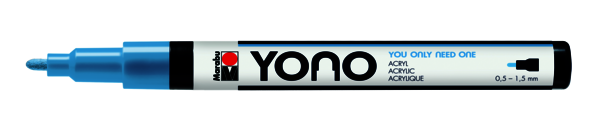 Marabu YONO Marker Pastellblau,0,5-1,5mm