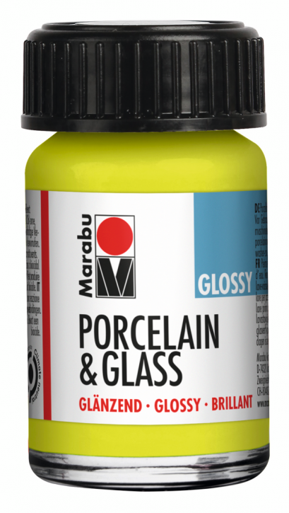 Porcelain & Glass Glänzend Reseda 061, 15ml
