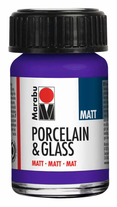Porcelain & Glass Matt Violett 251, 15ml