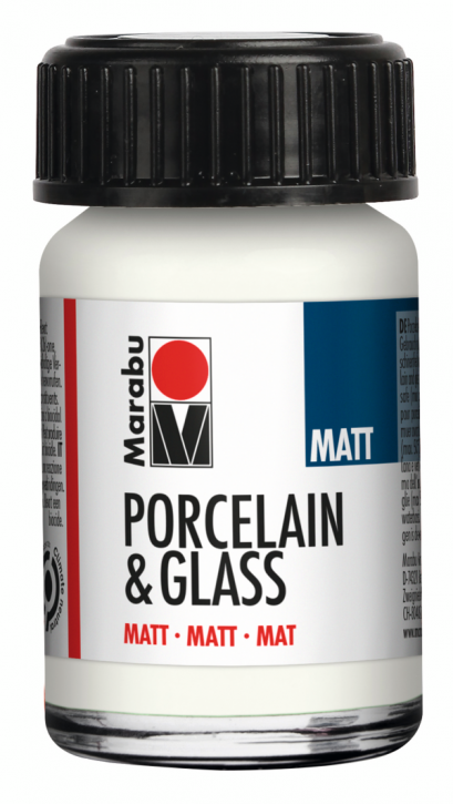 Porcelain & Glass Matt Weiß 070, 15ml