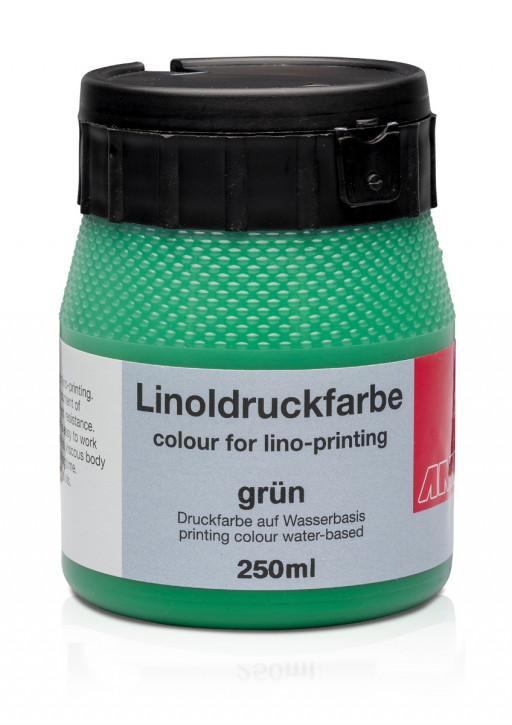 Linoldruckfarbe 250 ml-grün