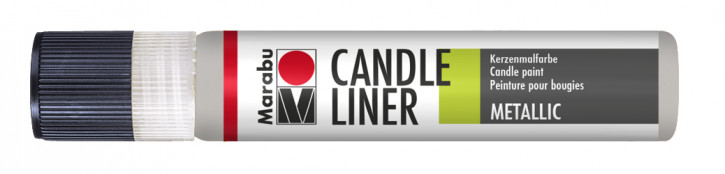 Marabu Candle-Liner 25ml-metallic silber