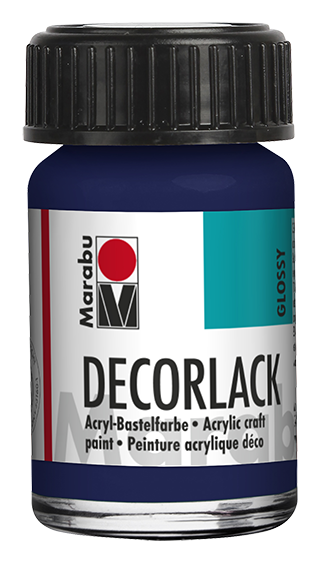 Marabu Decorlack 15 ml Dunkelblau
