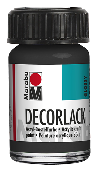 Marabu Decorlack 15 ml Schwarz