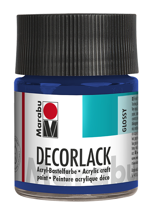 Marabu Decorlack 50 ml Mittelblau