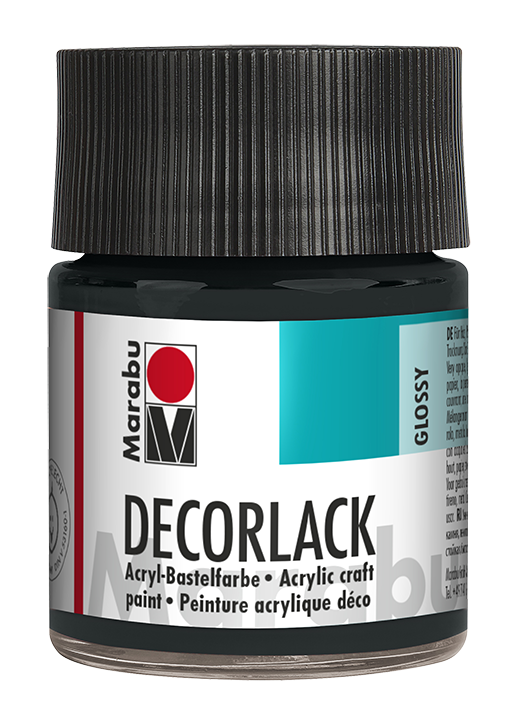 Marabu Decorlack 50 ml Schwarz
