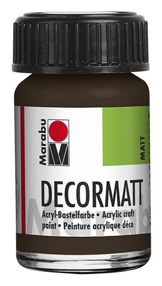 Marabu Decormatt 15 ml Dunkelbraun