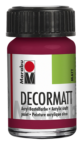 Marabu Decormatt 15 ml Granatrot