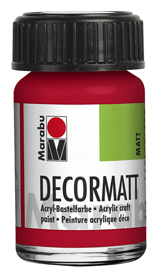Marabu Decormatt 15 ml Kirschrot