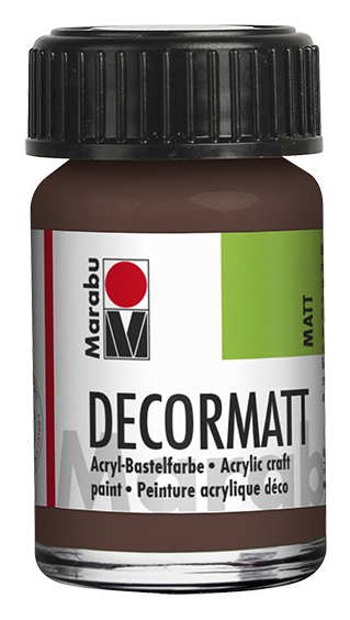 Marabu Decormatt 15 ml Mittelbraun