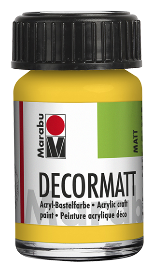 Marabu Decormatt 15 ml Mittelgelb