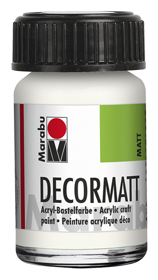 Marabu Decormatt 15 ml Weiß
