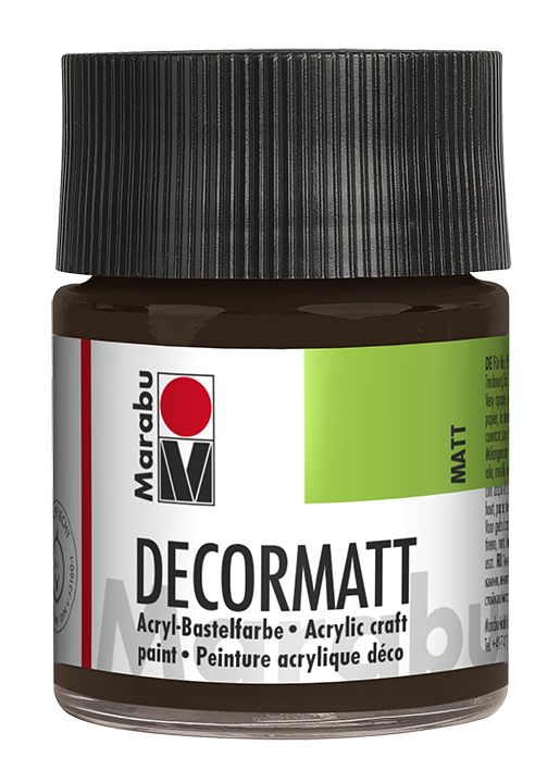 Marabu Decormatt 50 ml Dunkelbraun