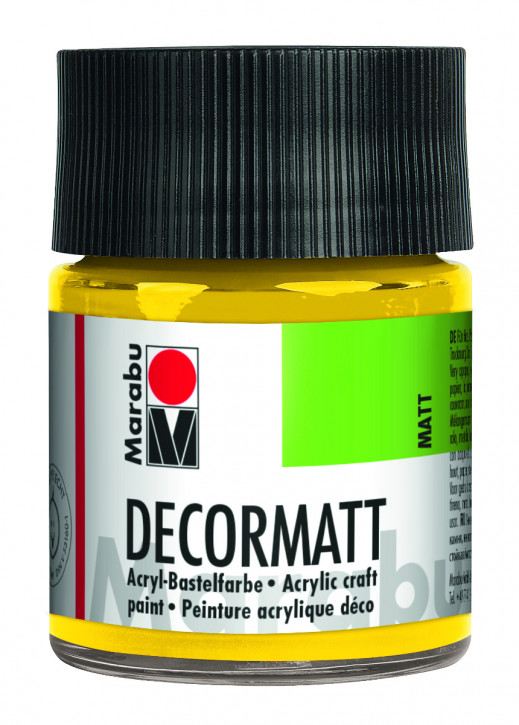 Marabu Decormatt 50 ml Gelb