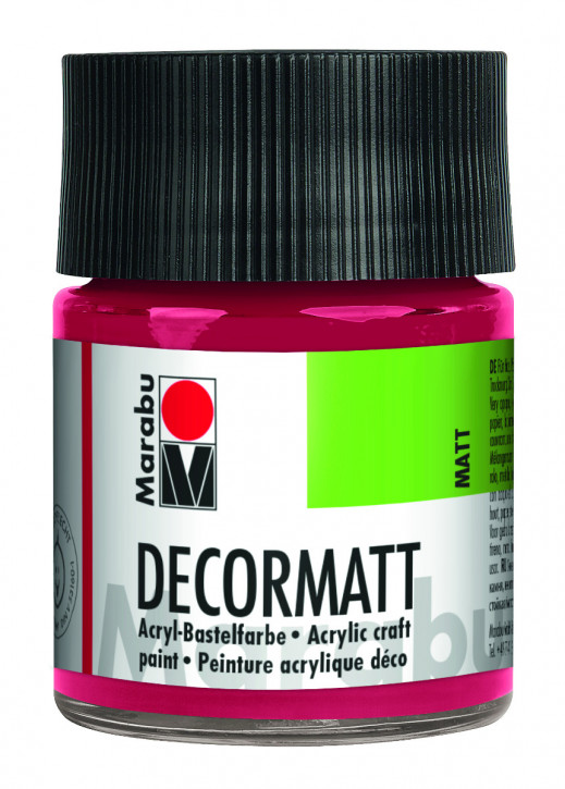 Marabu Decormatt 50 ml Karminrot