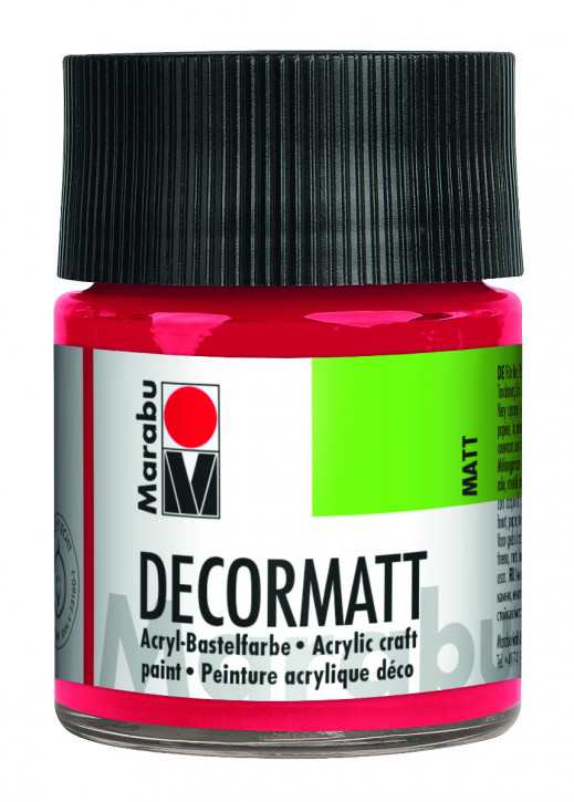 Marabu Decormatt 50 ml Kirschrot