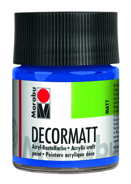 Marabu Decormatt 50 ml Mittelblau