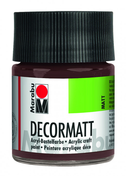 Marabu Decormatt 50 ml Mittelbraun