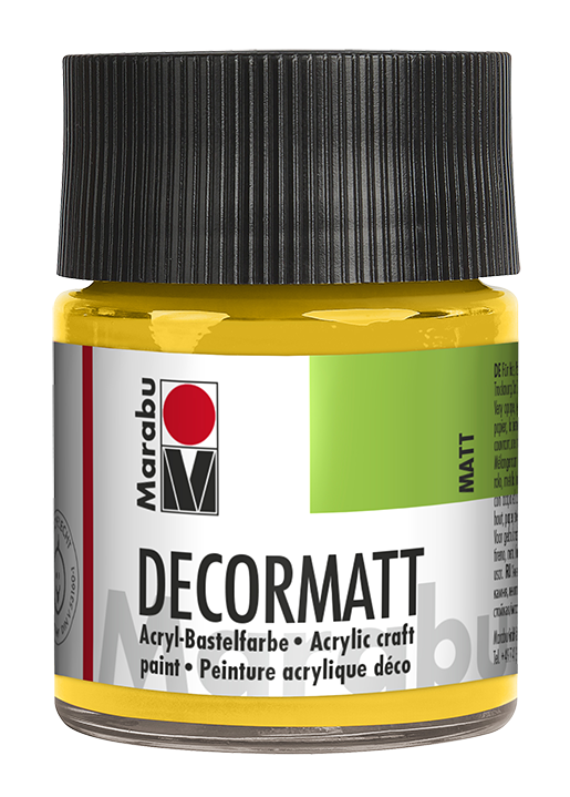 Marabu Decormatt 50 ml Mittelgelb