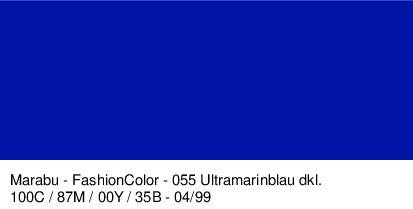 Marabu Fashion Color, Textilfarbe für die Waschmaschine-Ultramarinblau dunkel
