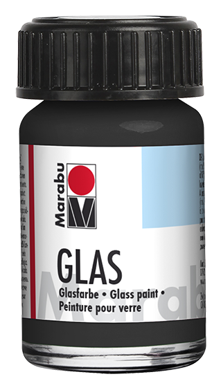 Marabu Glas Schwarz 15 ml