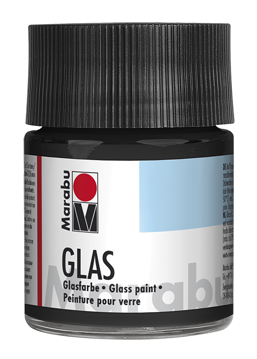 Marabu Glas Schwarz 50 ml