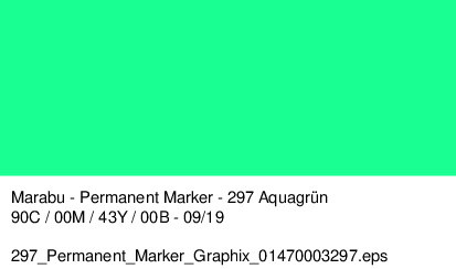 Marabu Permanent Marker Graphix-Aquagrün