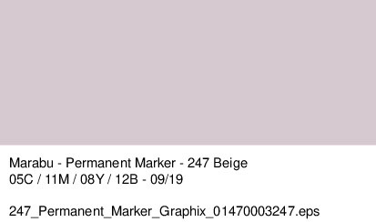 Marabu Permanent Marker Graphix -Beige