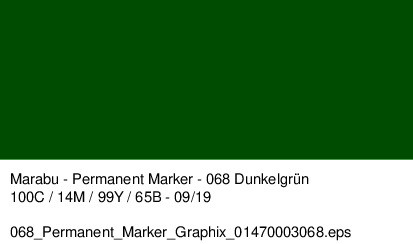 Marabu Permanent Marker Graphix -Dunkelgrün