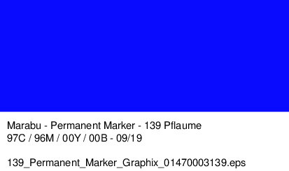 Marabu Permanent Marker Graphix -Pflaume