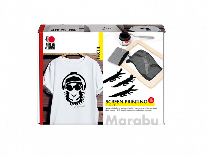 Marabu Screen Printing Set für Textil