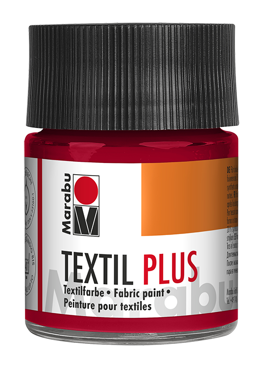 Marabu Textil Plus Stoffmalfarbe 50ml-karminrot