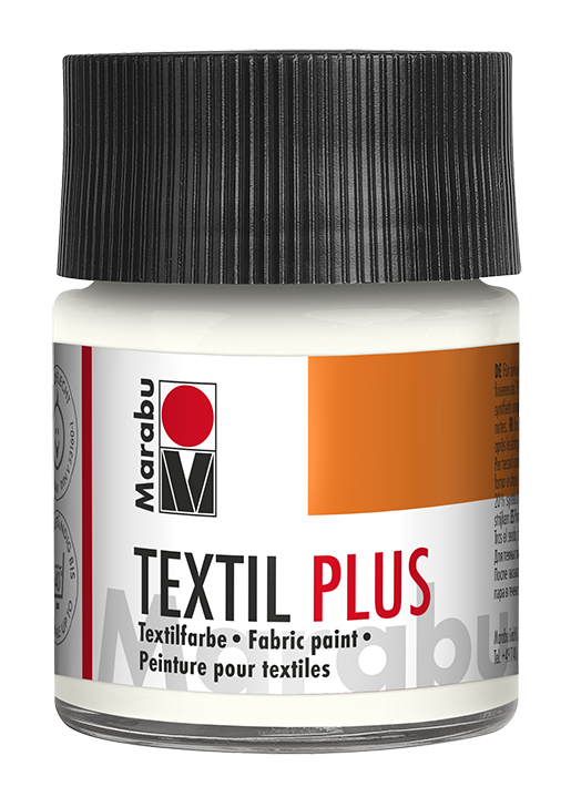 Marabu Textil Plus Stoffmalfarbe 50ml-weiß