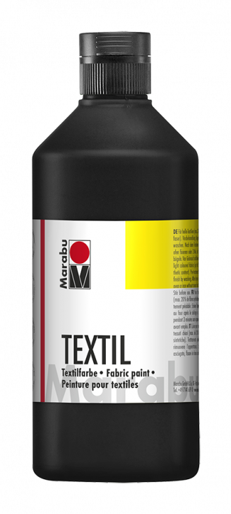 Marabu Textil Stoffmalfarbe-schwarz