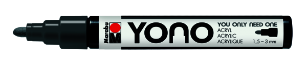 Marabu YONO Marker 1,5-3mm-dunkelgrau