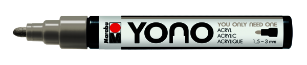 Marabu YONO Marker 1,5-3mm-warmgrau-hell