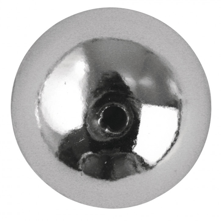 Plastik-Rundperlen, 6 mm Dose 65 Stück-silber