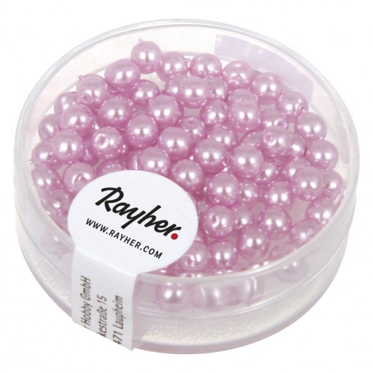 Renaissance Glaswachsperlen, 4mm Dose 85Stück-orchidee