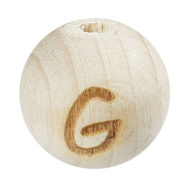 Schnulli-Buchstaben-Kugel 12mm,G