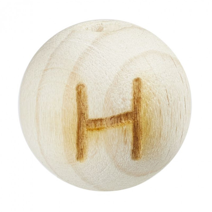 Schnulli-Buchstaben-Kugel 12mm,H
