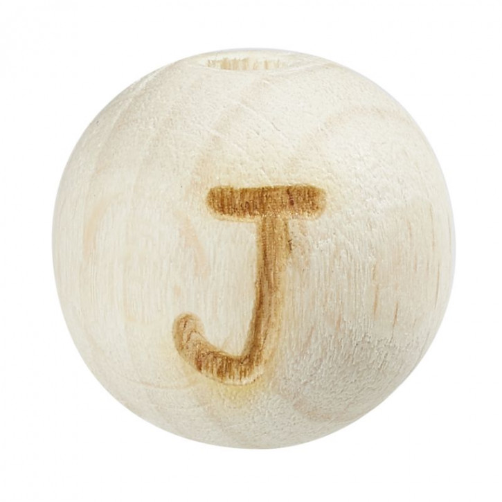 Schnulli-Buchstaben-Kugel 12mm,J