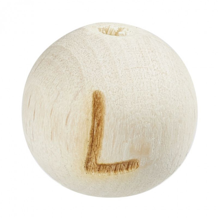 Schnulli-Buchstaben-Kugel 12mm,L