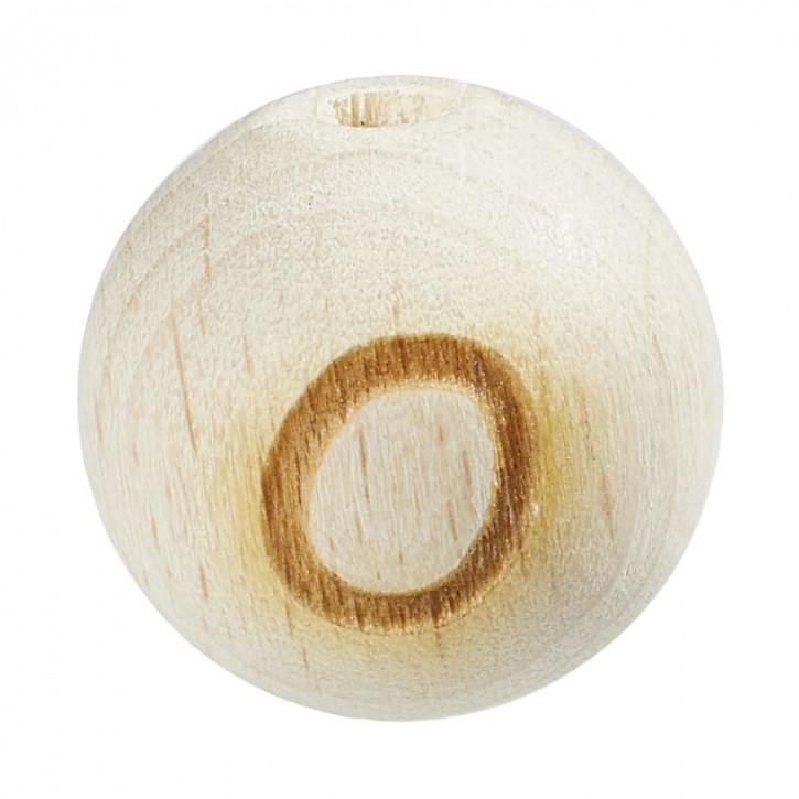 Schnulli-Buchstaben-Kugel 12mm,O