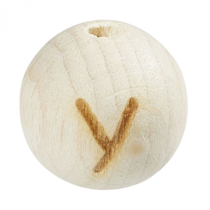 Schnulli-Buchstaben-Kugel 12mm,Y
