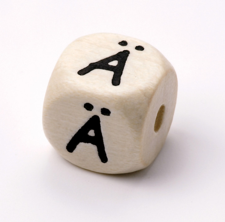 Schnulli-Buchstaben-Würfel 10 mm Ä