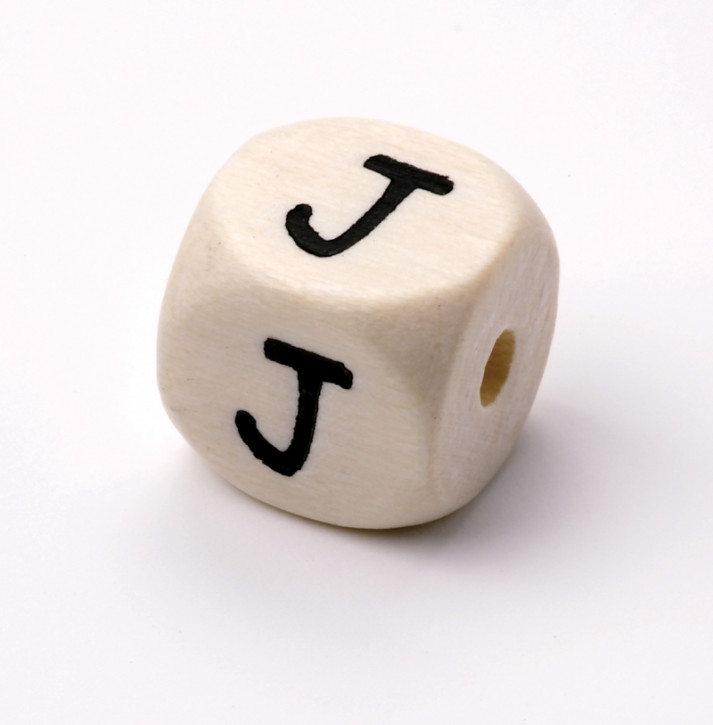 Schnulli-Buchstaben-Würfel 10 mm J