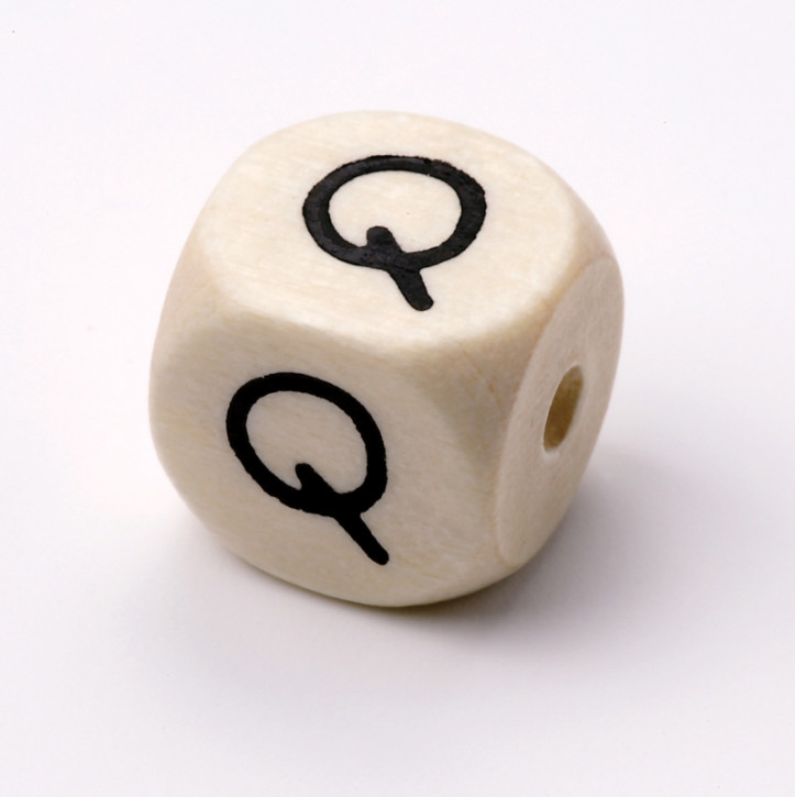 Schnulli-Buchstaben-Würfel 10 mm Q